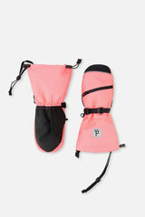 Teknik Winter Mittens Neon Coral