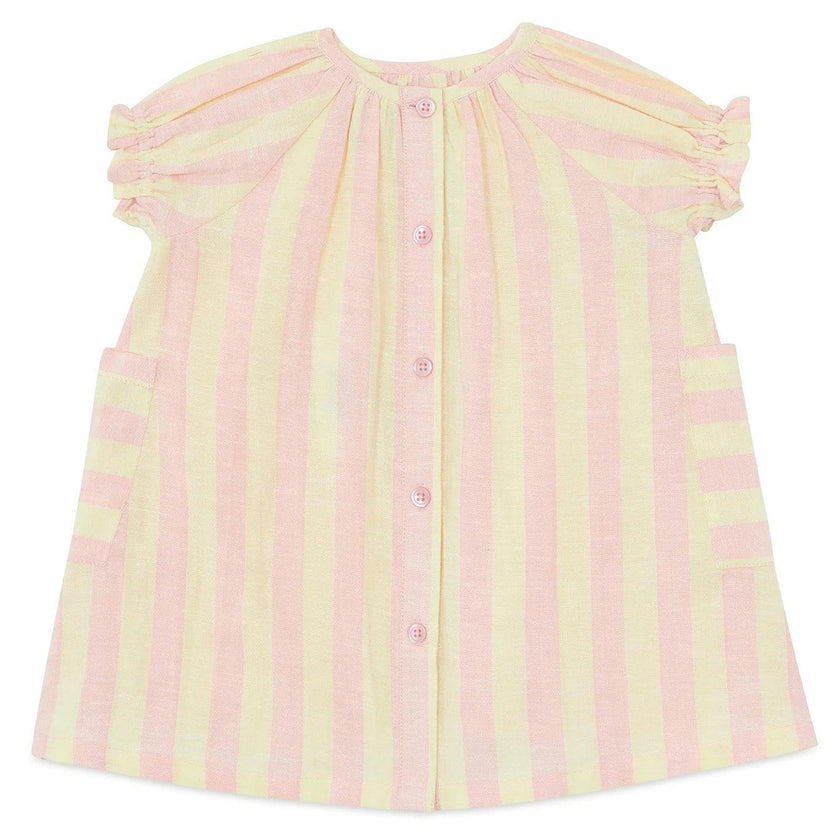 Citrus Stripe Lucille Baby Dress