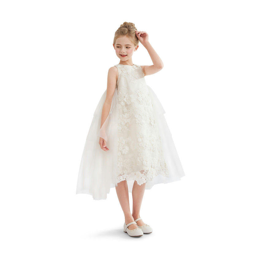 White Zeloria Formal Dress