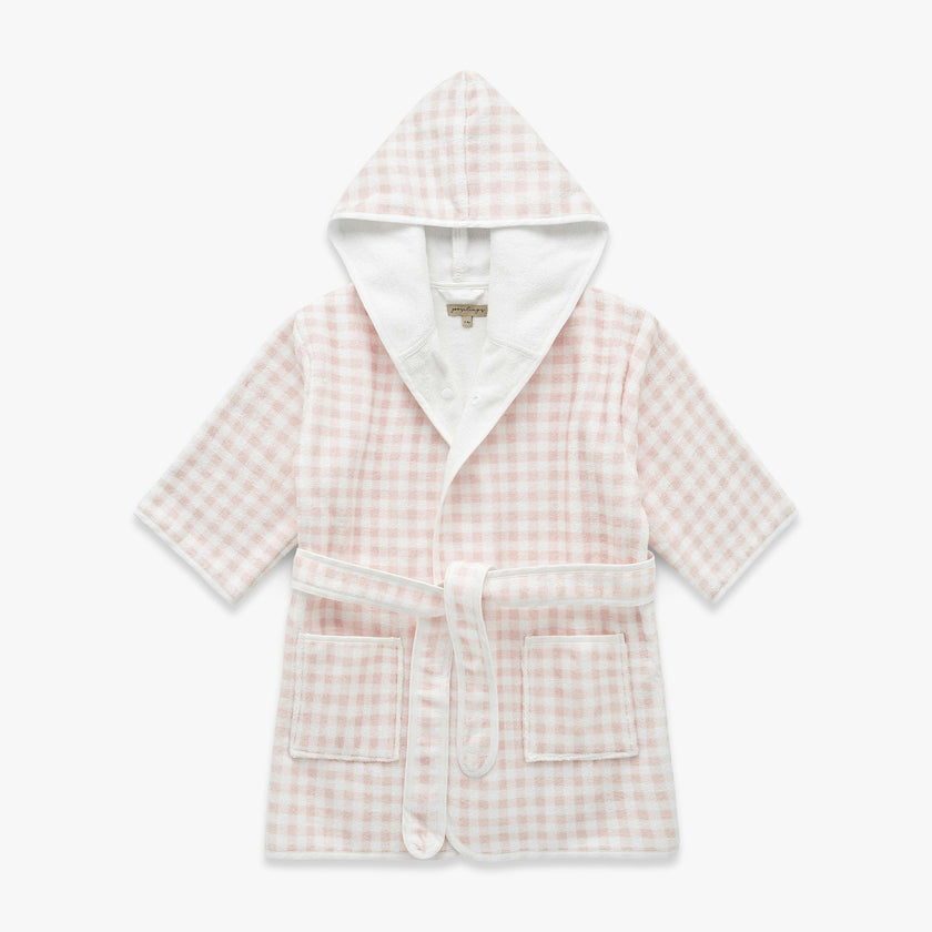 Picnic Gingham Bathrobe - Pink