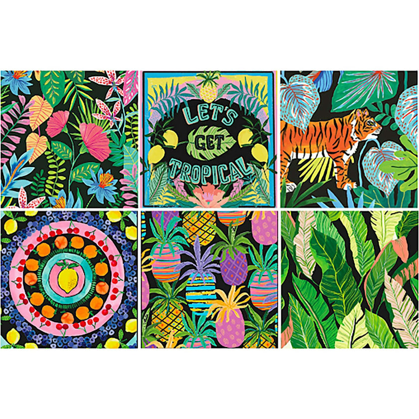 Brea Reese: Scratch Art Paper Pad - Tropical
