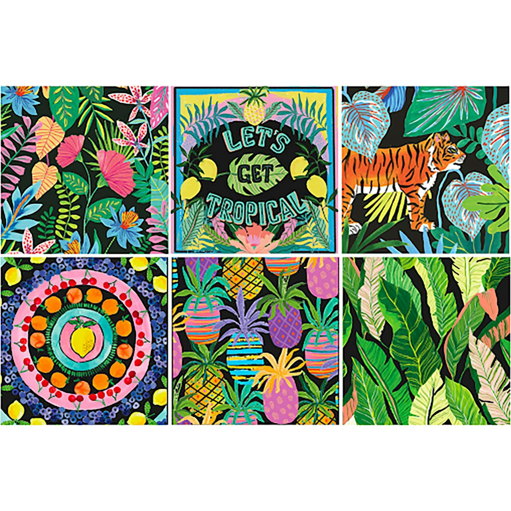 Brea Reese: Scratch Art Paper Pad - Tropical