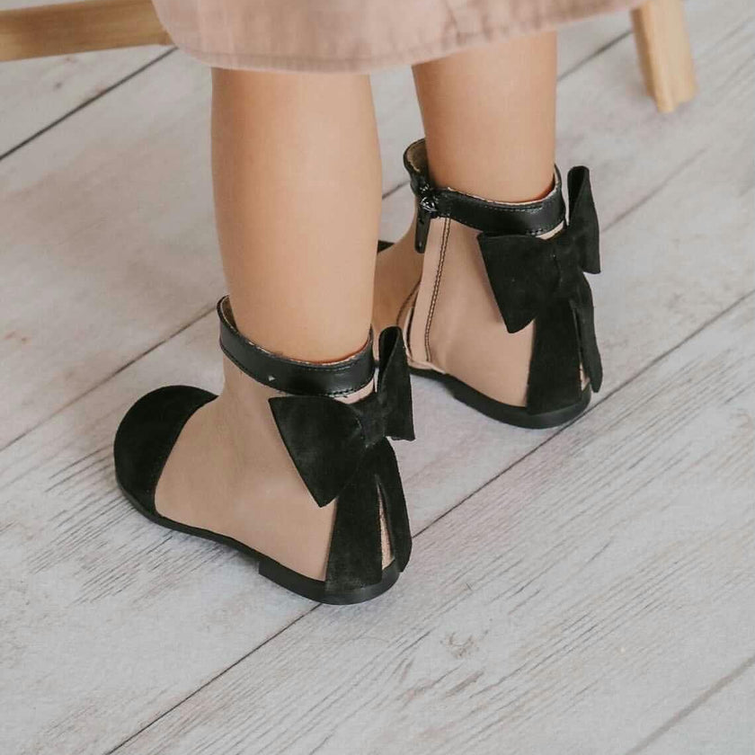 Clara Leather Booties