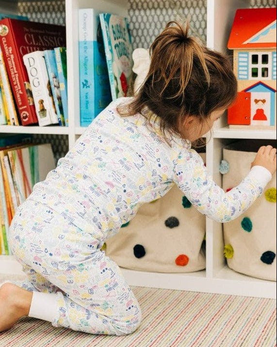 Hanukkah Two Piece Kids Henley Pajamas