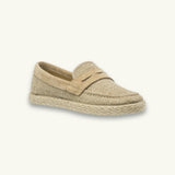 Loafer Espadrille | Beige Linen