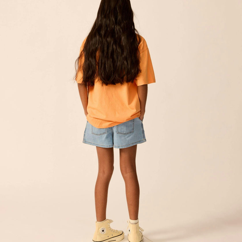 Slouchy Denim Shorts