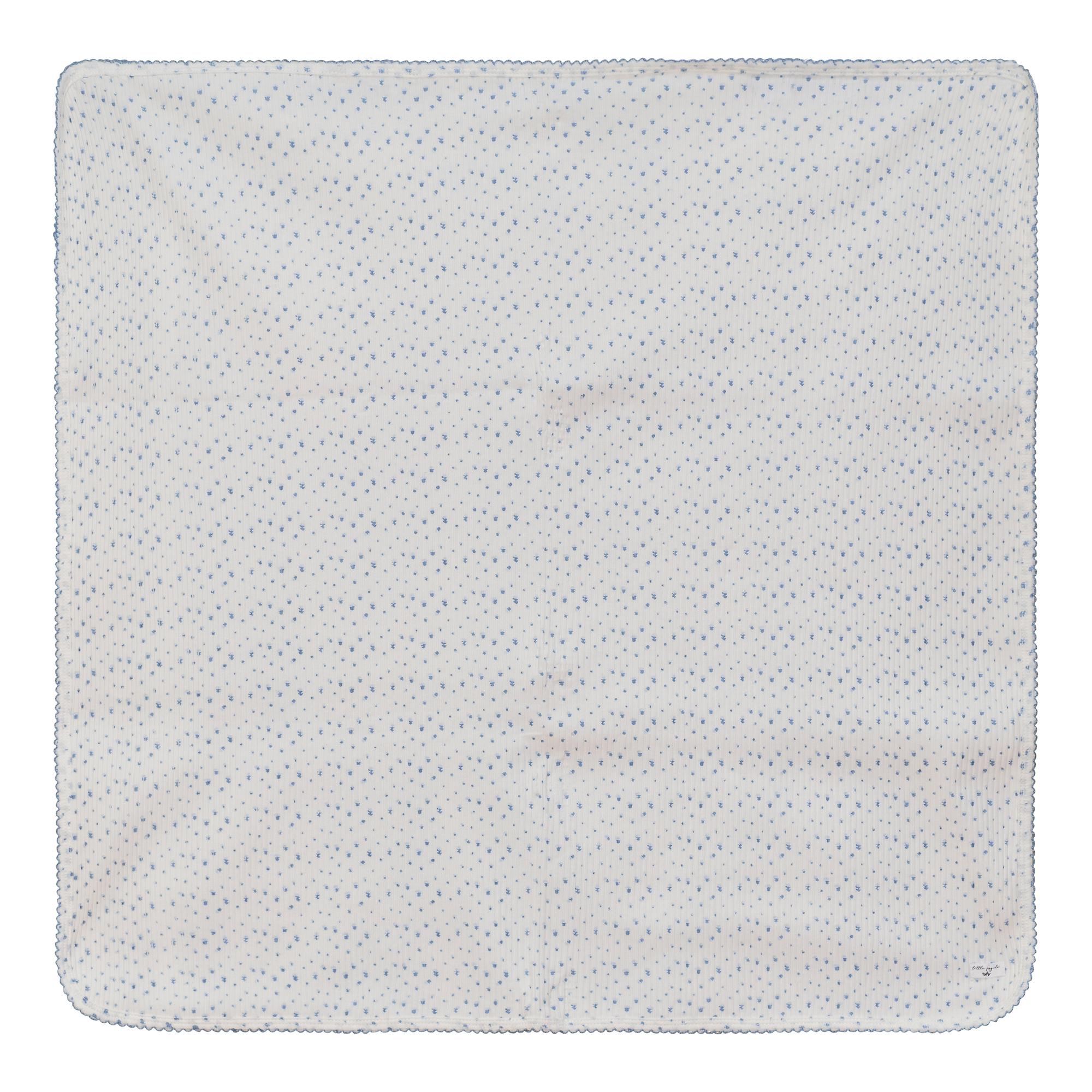 Flower and Dot Print Blanket