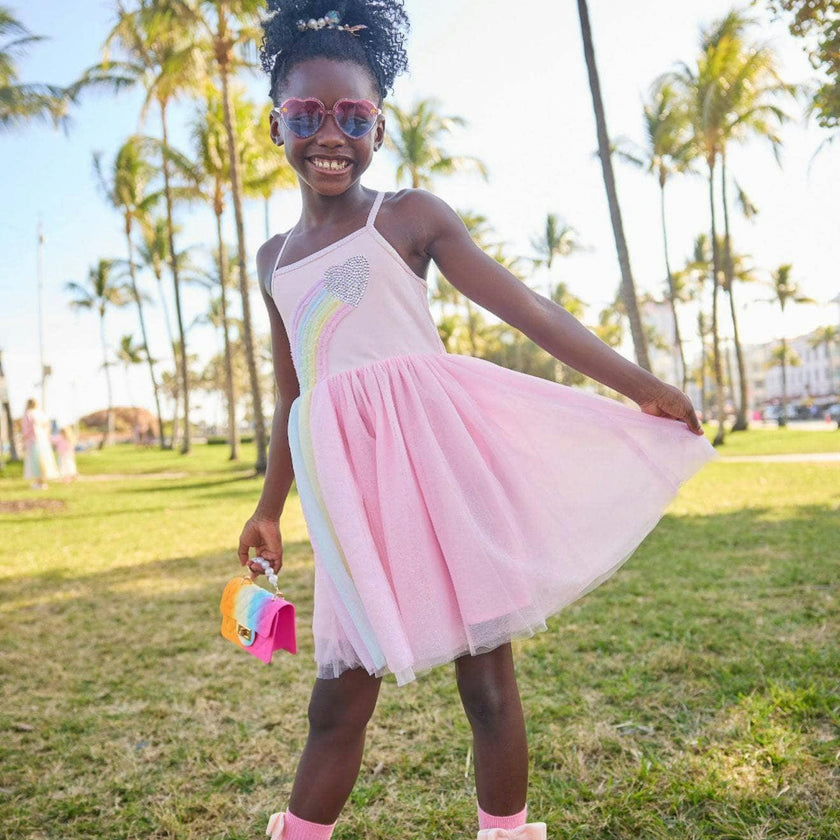 Heart Rainbow Tulle Dress
