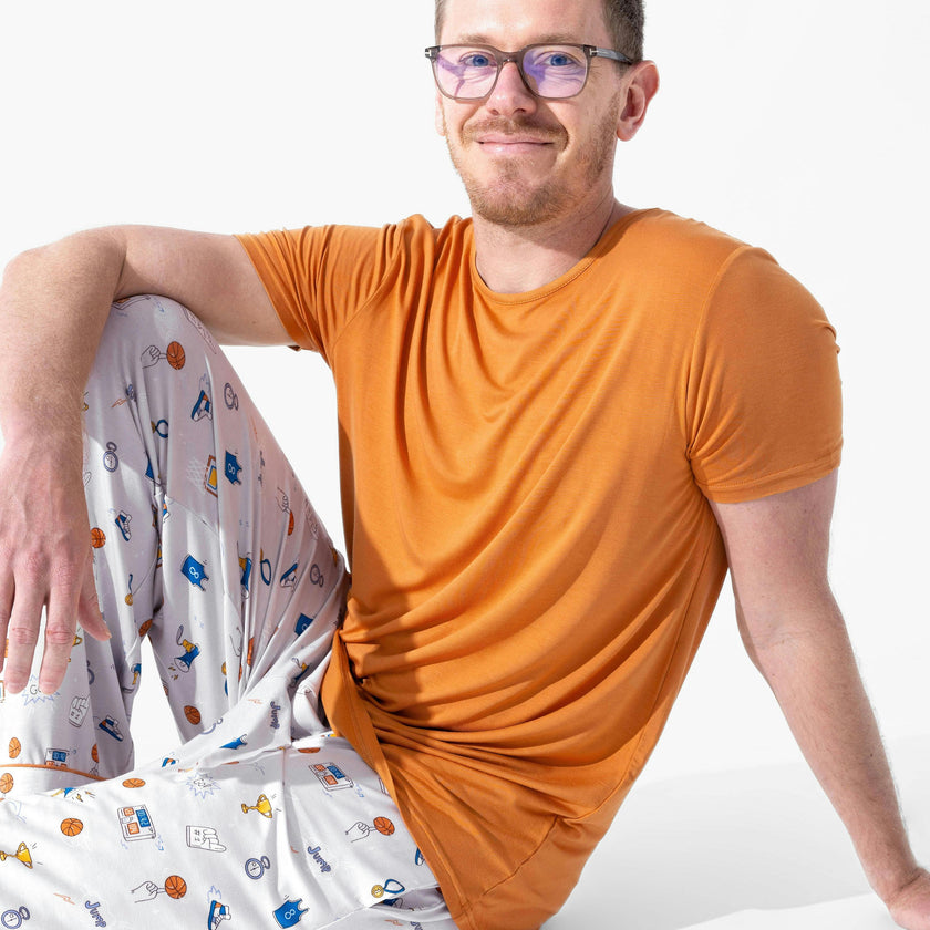 All Star Basketball Bamboo Men's Pajama Set