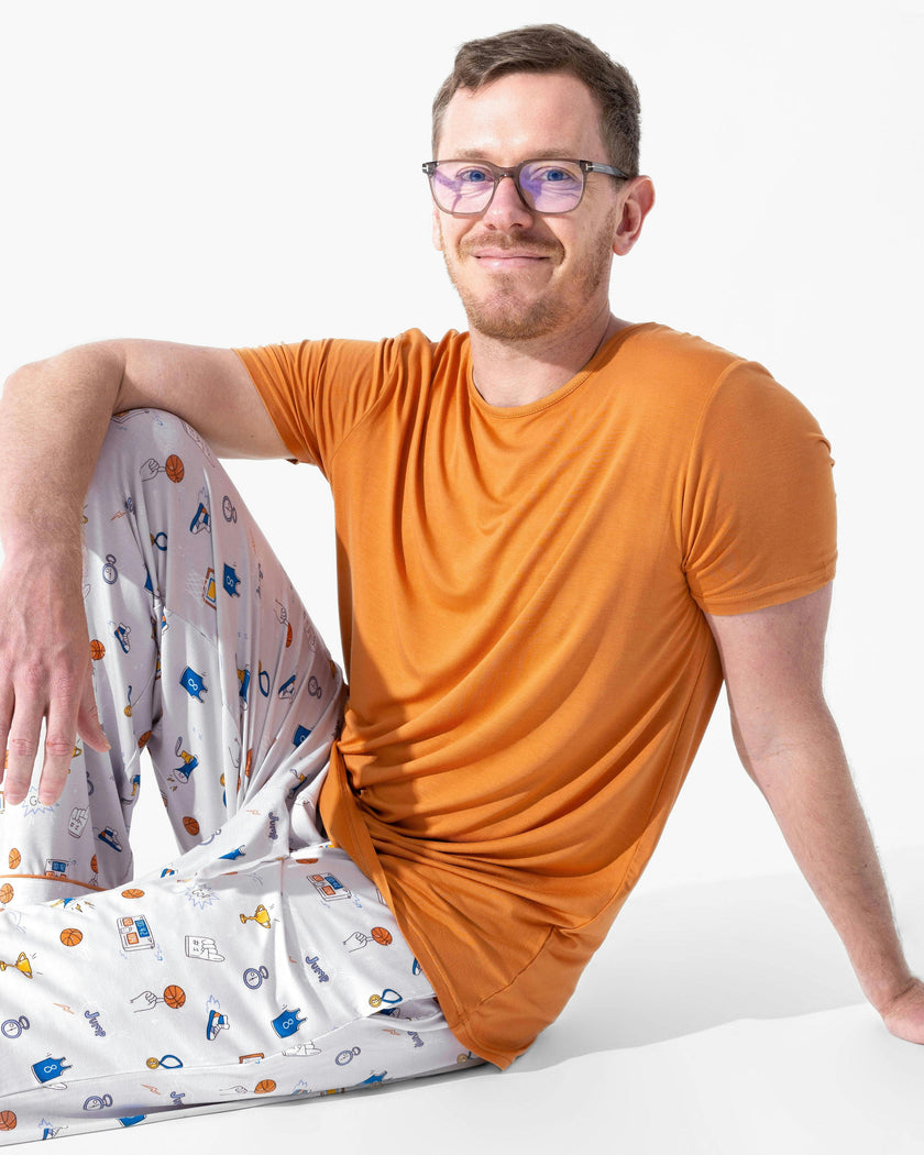 All Star Basketball Bamboo Men's Pajama Set