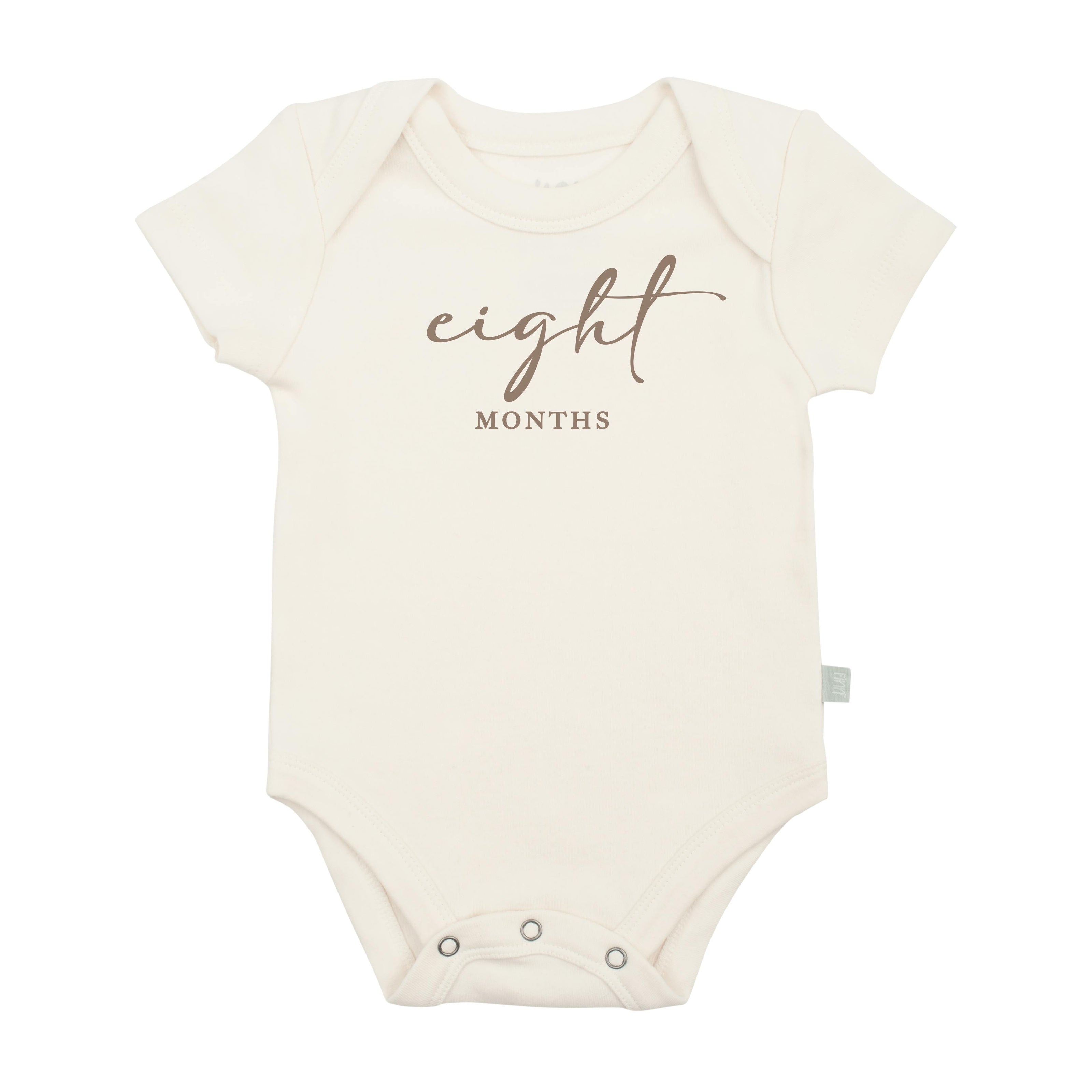graphic bodysuit | eight months milestone taupe