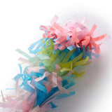Packed Party Fringe Party Blowers Set of 6 - Multicolor Rainbow Fringe Noise Makers for Birthdays New Year's Eve and Party Favors