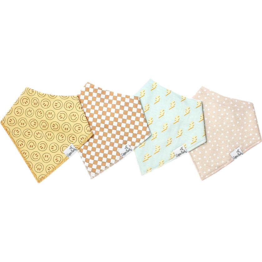 Vance Printed Bandana Bib Set