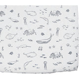 Life Aquatic Organic Crib Sheet