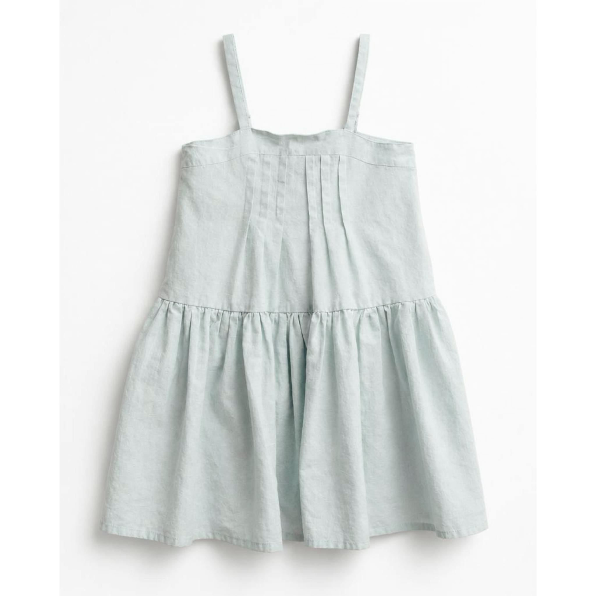 Hikari Pintuck Dress | Powder Blue