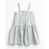 Hikari Pintuck Dress | Powder Blue