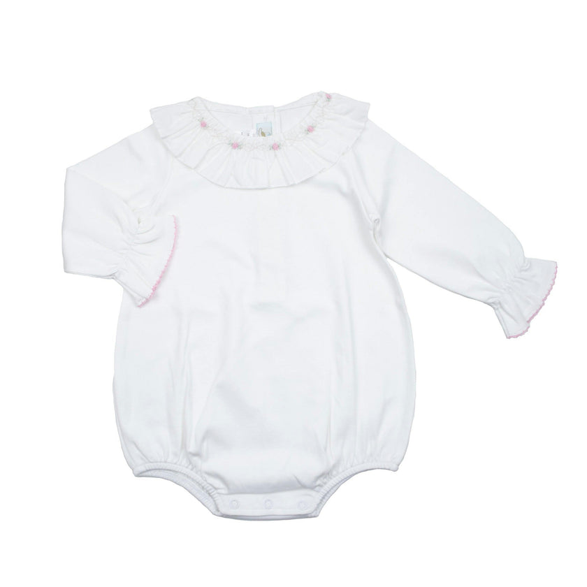 Smocked Collar Bubble Romper
