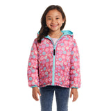 Kids Printed Reversible Puffer Jacket