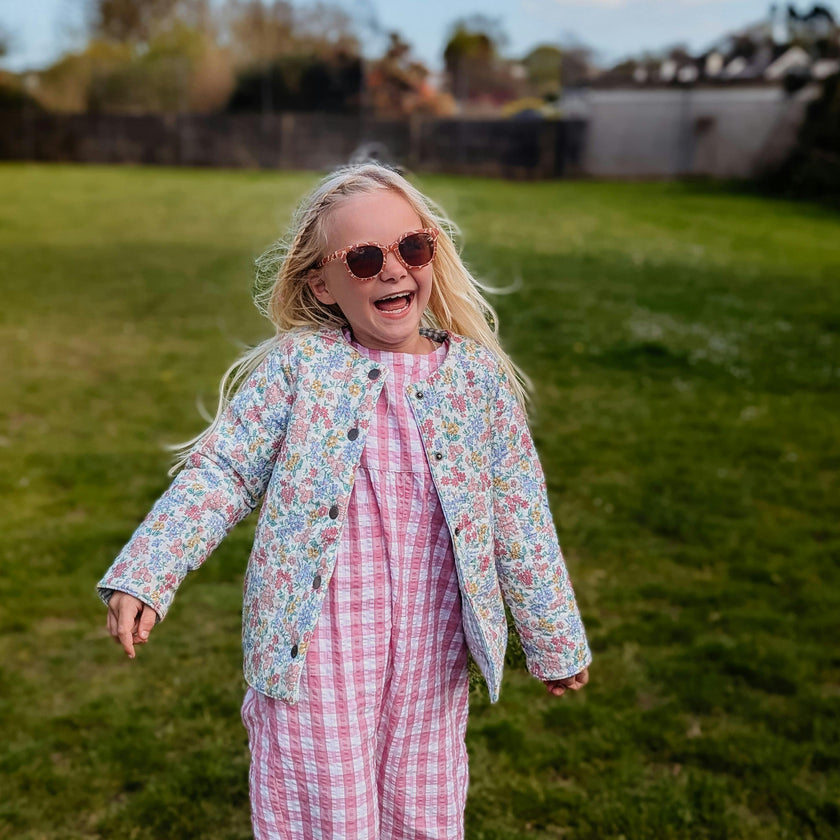 Classic Wayfarer Sustainable Sunglasses | Bio-Based · Bendable · Polarized | Child | 3-8 Y | Ivory Tortoise