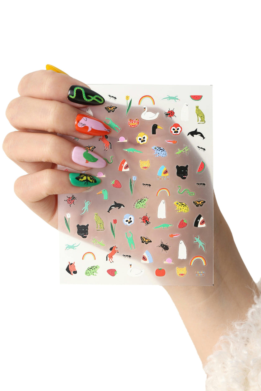 Natural World Nail Stickers By Lorien Stern