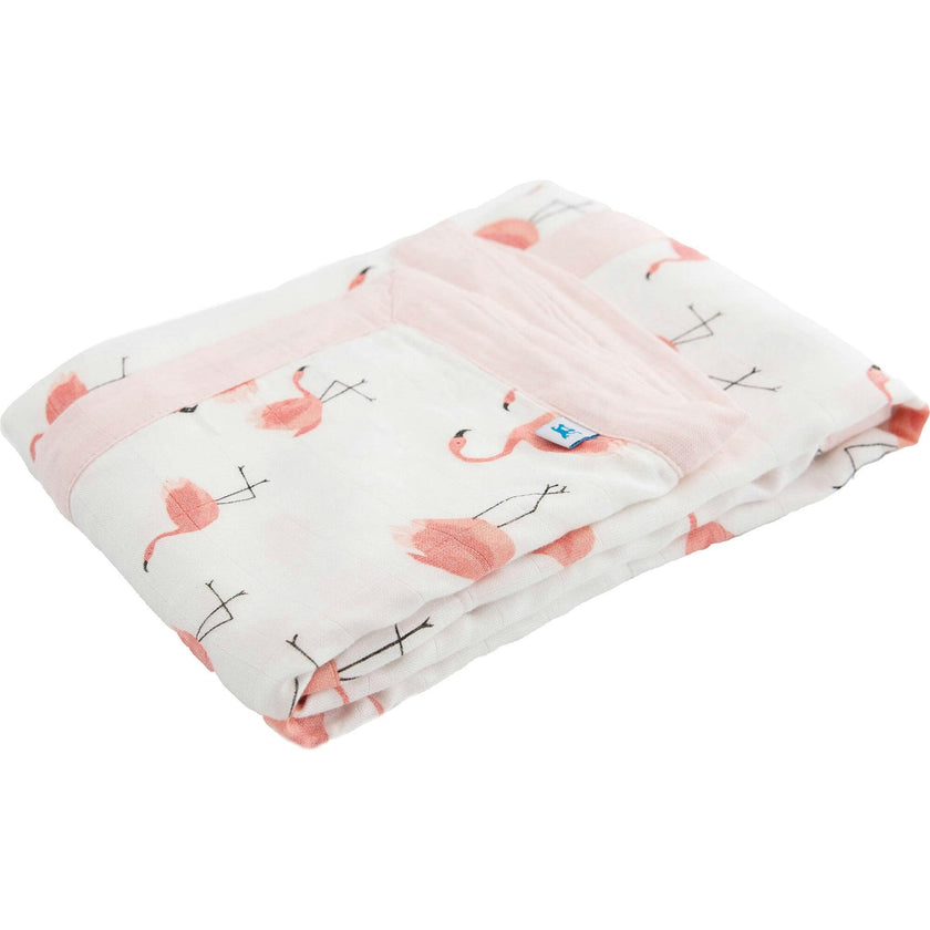 Deluxe Muslin Baby Quilt - Pink Ladies