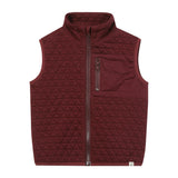 HUNTER burgundy padded vest
