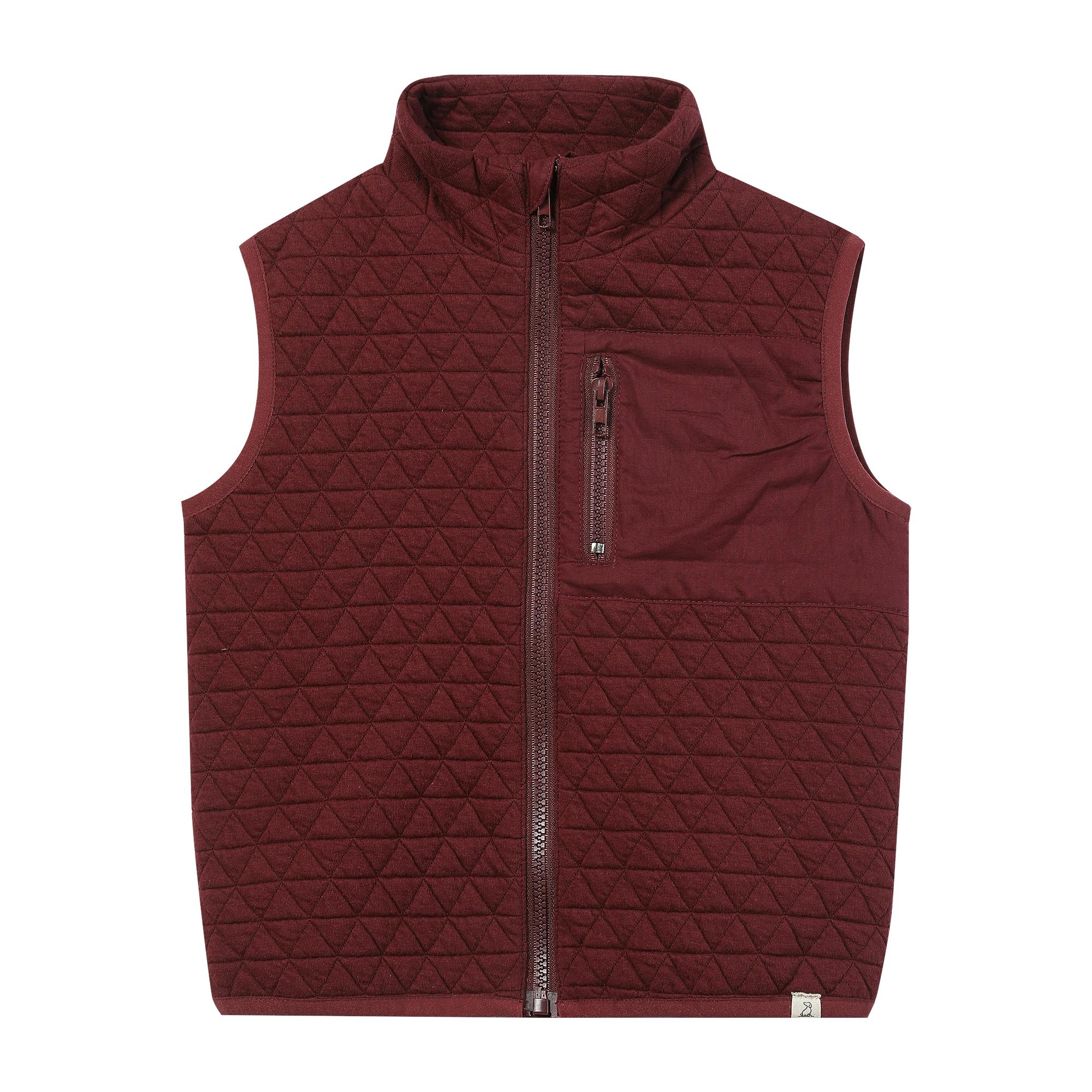 HUNTER burgundy padded vest