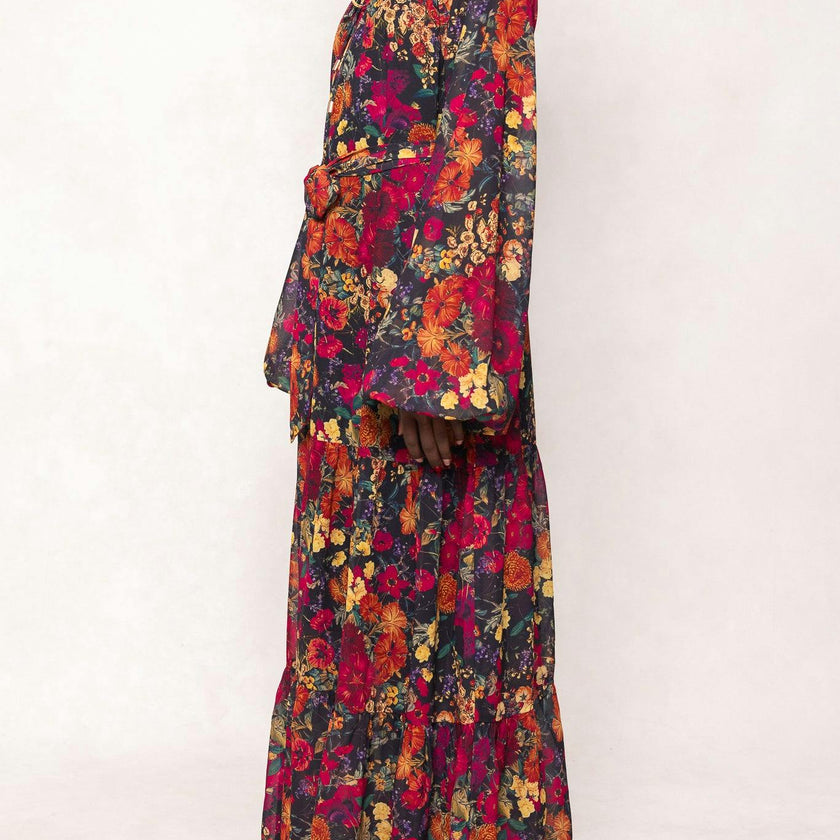 Imogen Dress in Night Garden