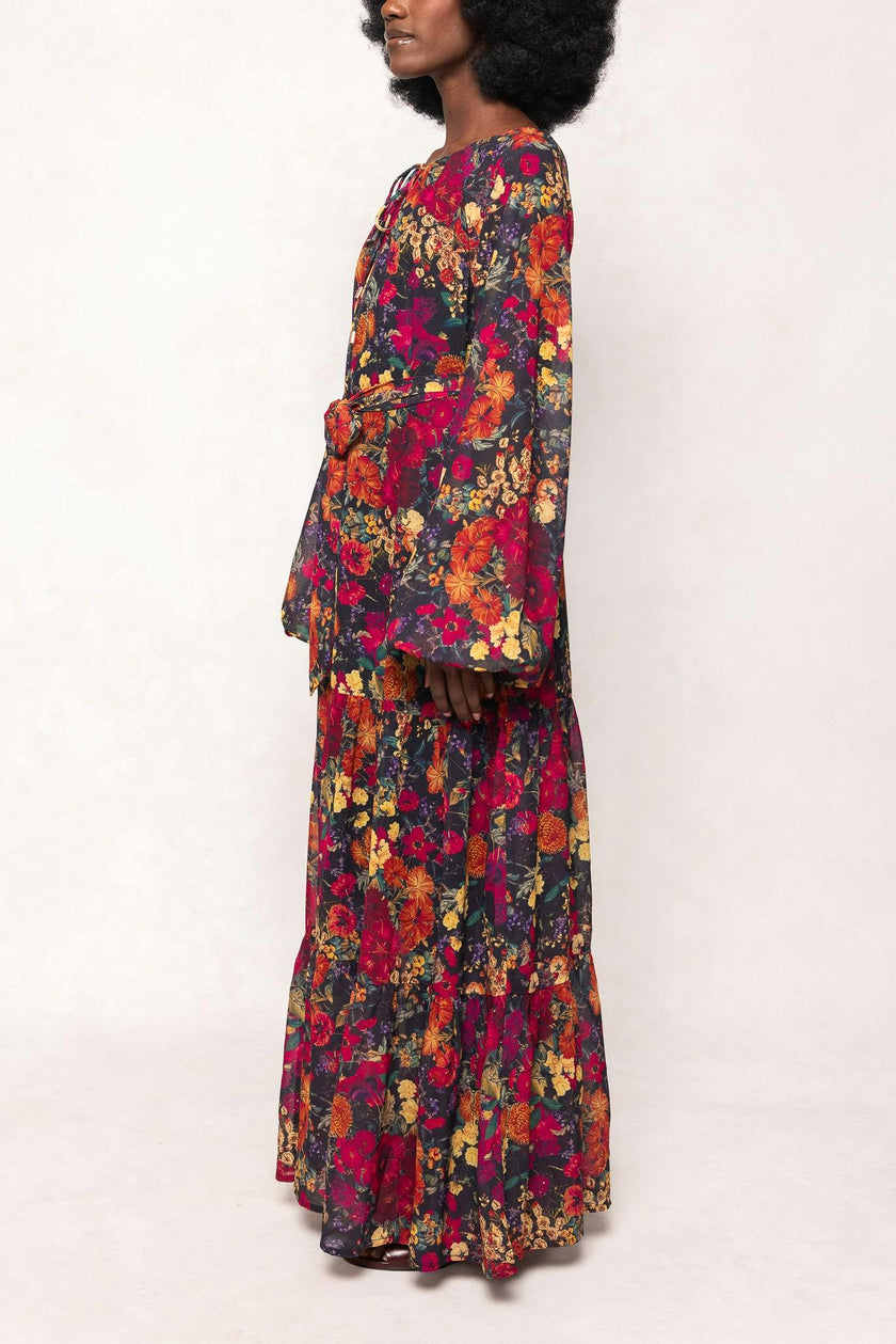 Imogen Dress in Night Garden