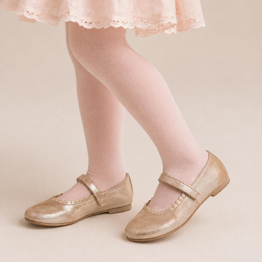 Aria Ballet Flat | Blush Leather