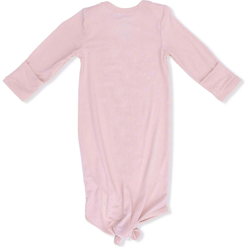 Solid Peachskin - Knotted Gown and Headband