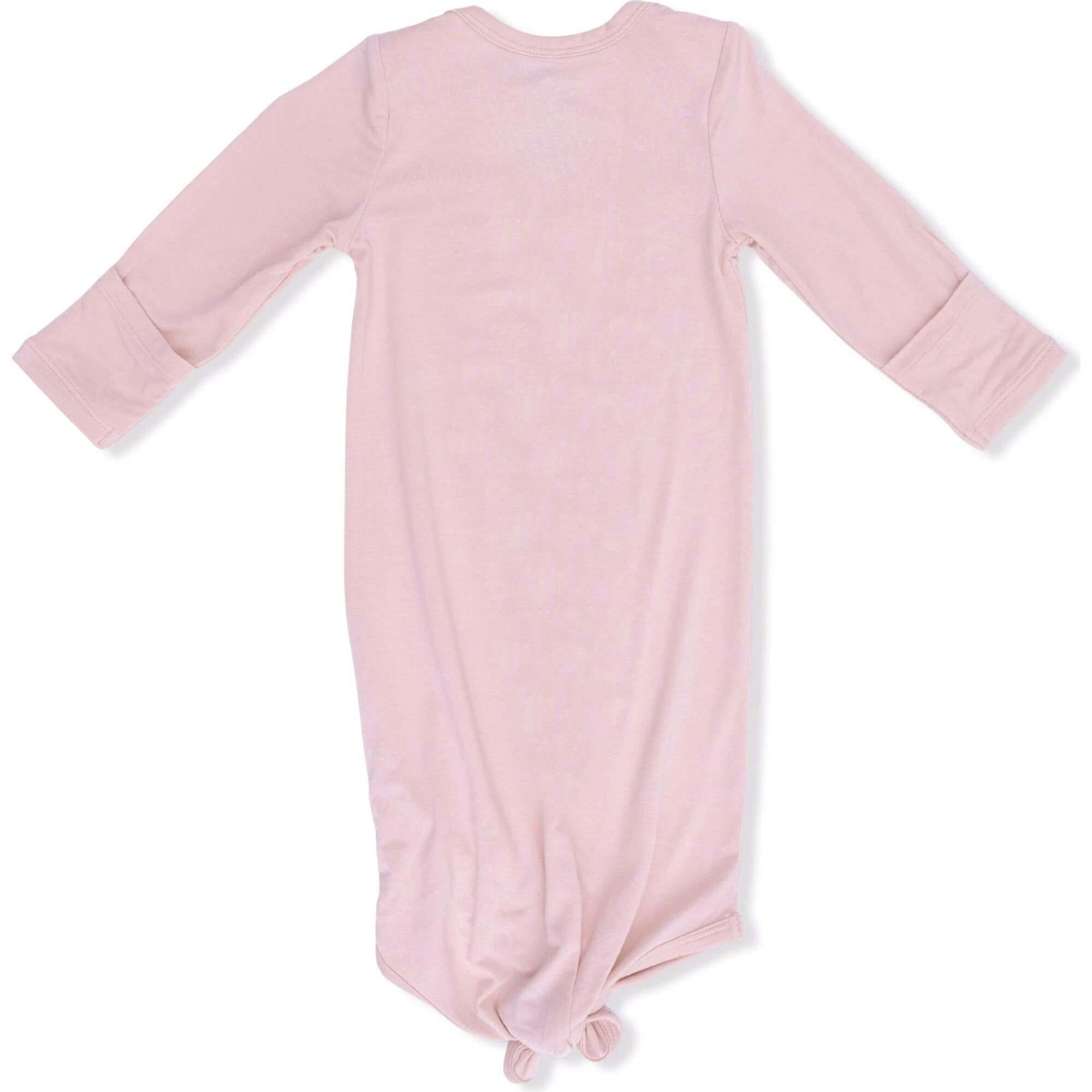 Solid Peachskin - Knotted Gown and Headband