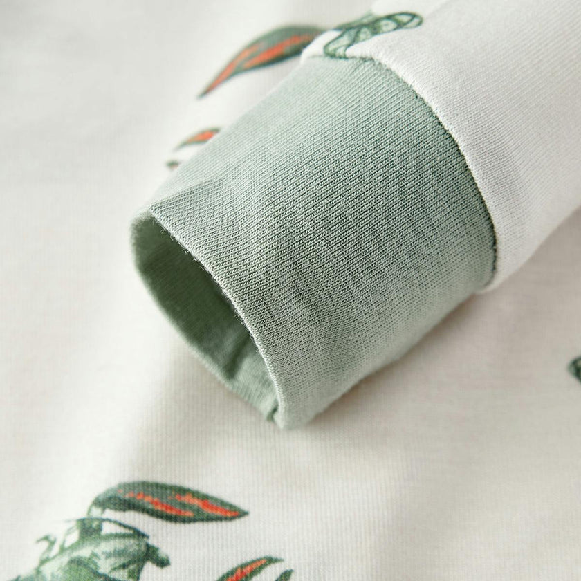 Mint Lobster Luxe Stretch Zipper Pajama