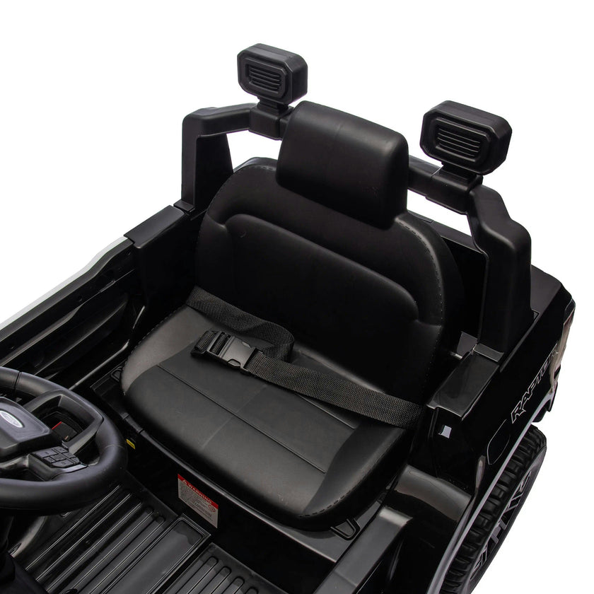 12V Licensed Ford Raptor Police Interceptor Kids Ride-On Truck