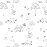 Gray Raccoon Pima Cotton Baby Blanket