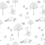 Gray Raccoon Pima Long Pajama Set