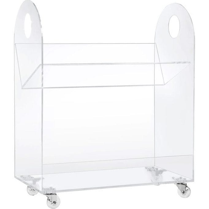 Presto Acrylic Bookcase And Cart