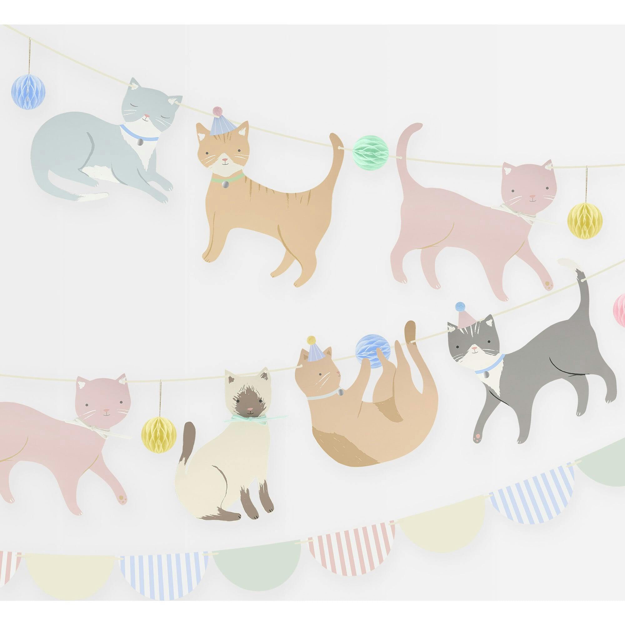 Cute Kittens Garland Set