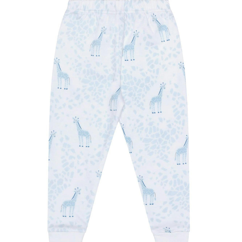Blue Giraffe Print Pajama