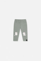 Baby Organic Cotton Leggings Sage Green