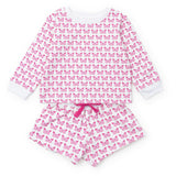 Stella Girls' Sweatshirt Short Set - Cartie Butterflies