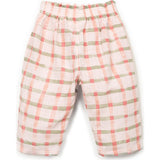 Window Pane Print Woven Pants