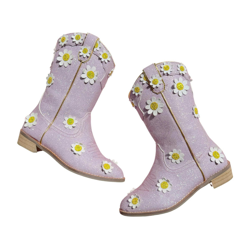 Cowgirl Lilac Oopsie Daisy Boots