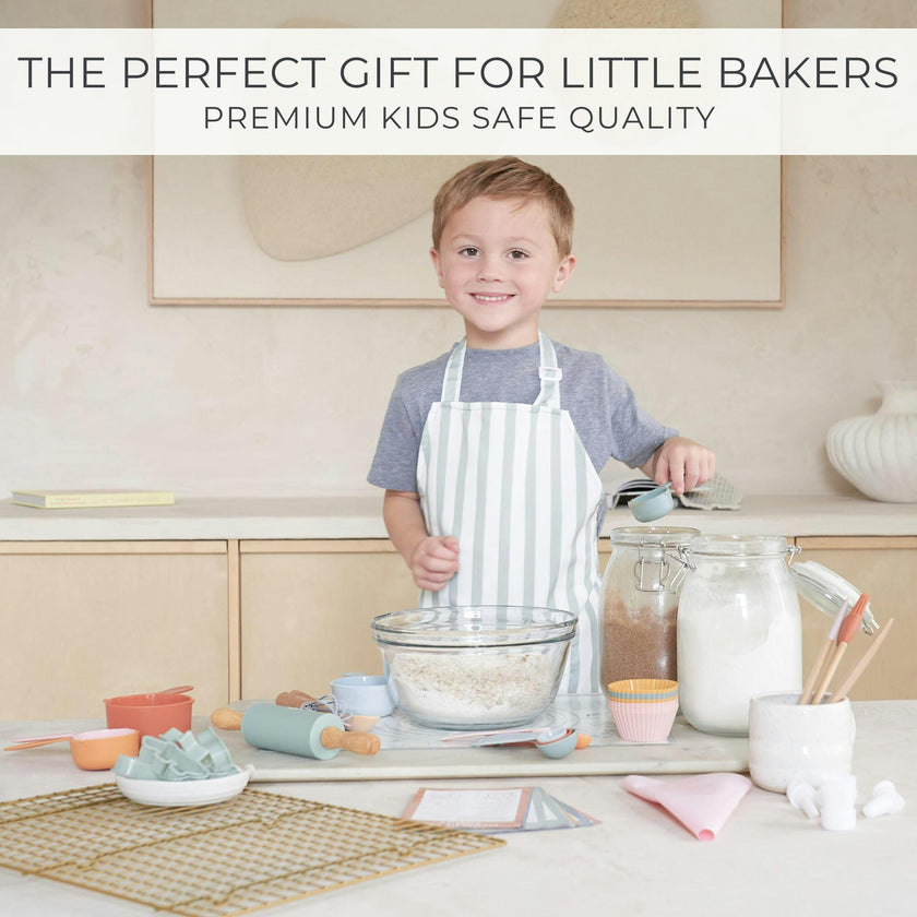 Kid Safe Cooking Tools - Kids Baking Set Gift for Girls
