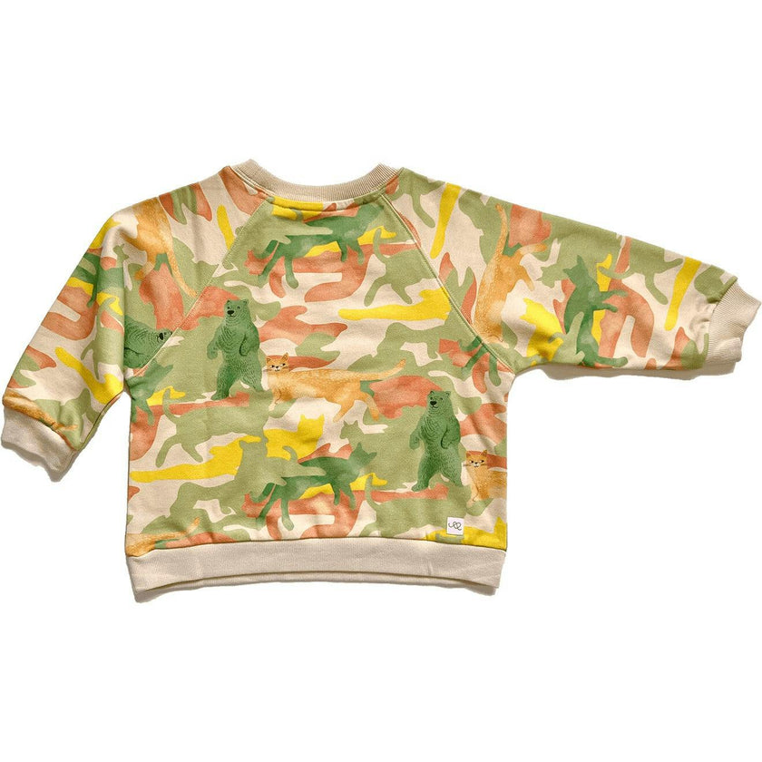 Toby Printed Long Sleeve Terry Sweatshirt