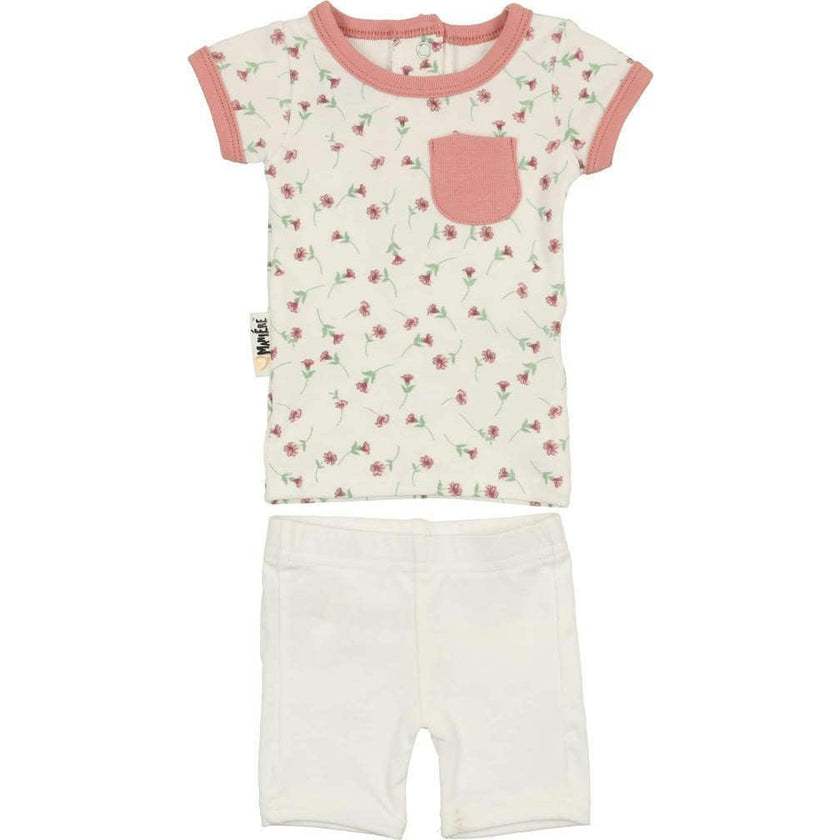 All Over Floral Two-Piece Set