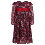Chloe Winter Floral Party Dress