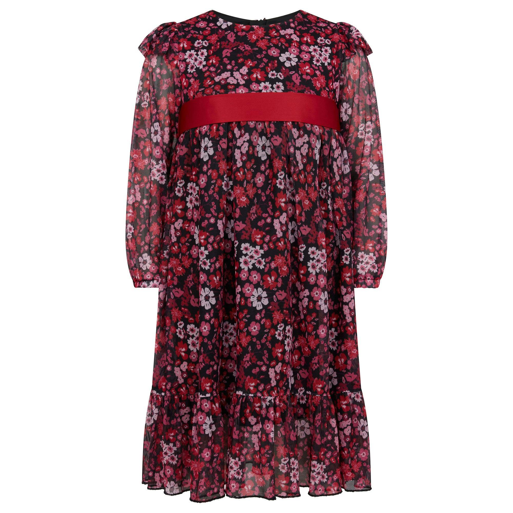 Chloe Winter Floral Party Dress