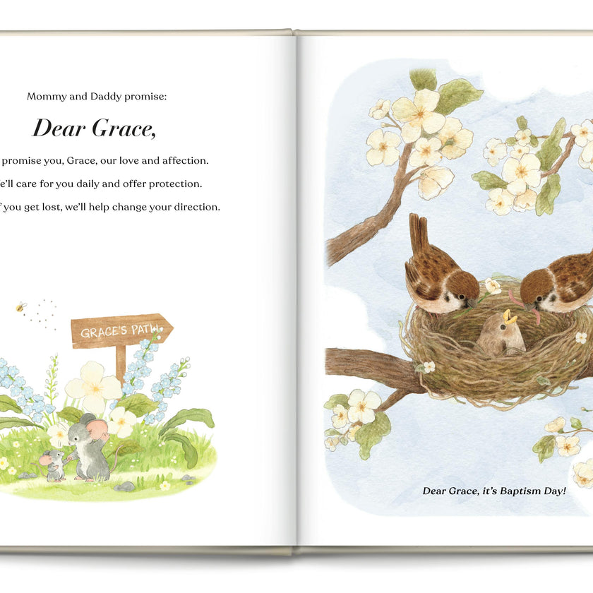 Baptism Promises Personalized Book