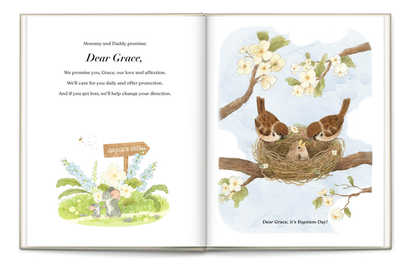 Baptism Promises Personalized Book